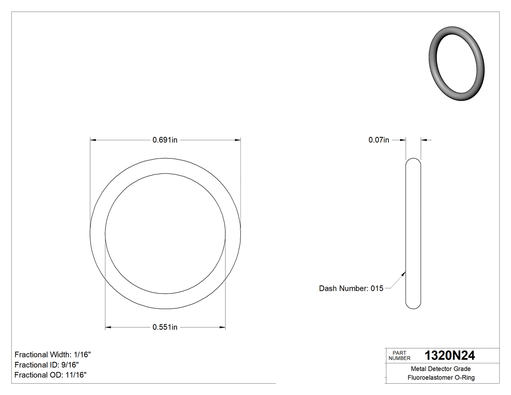 Technical drawing - 1320N24